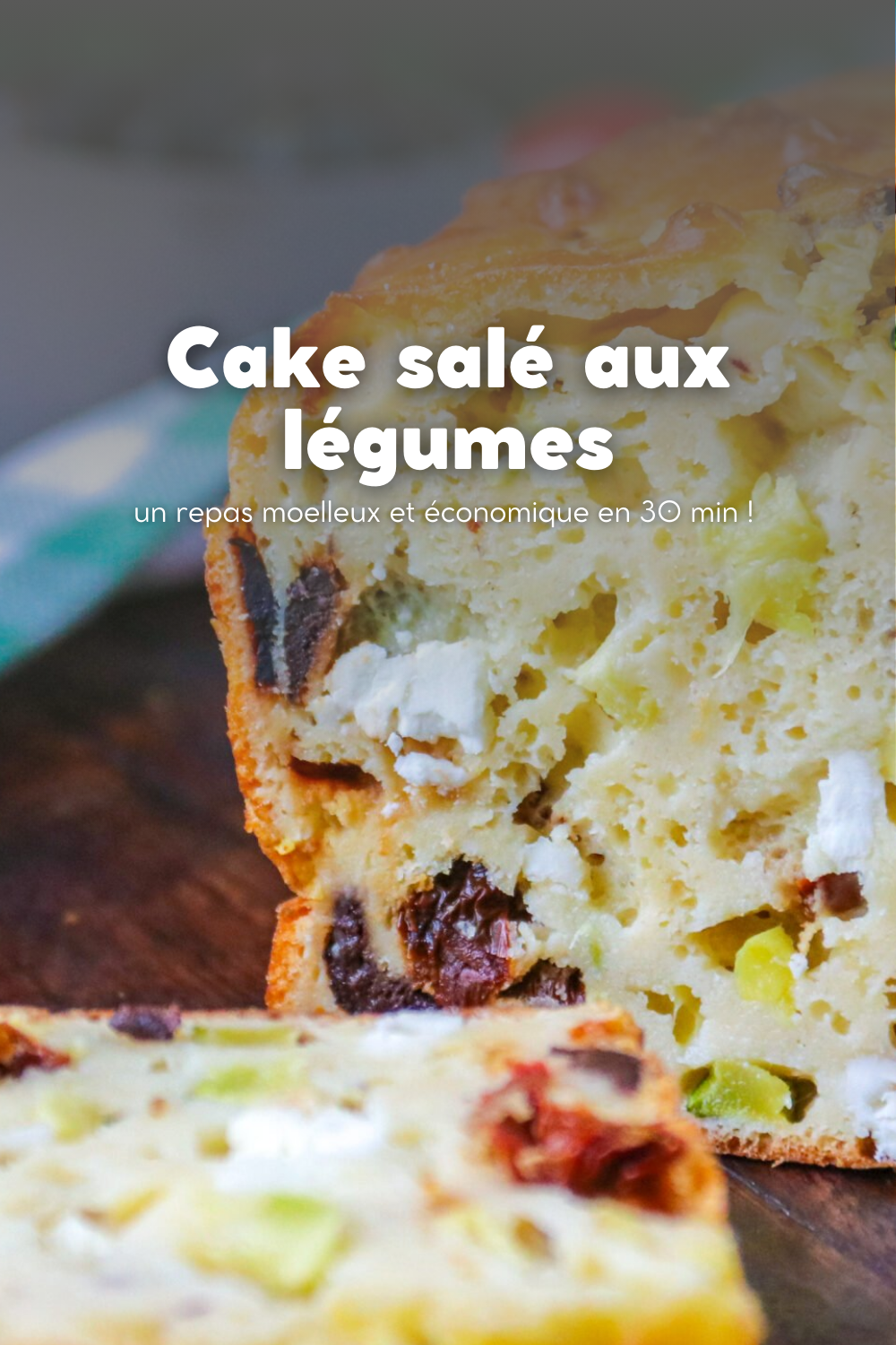 Cake salé aux légumes