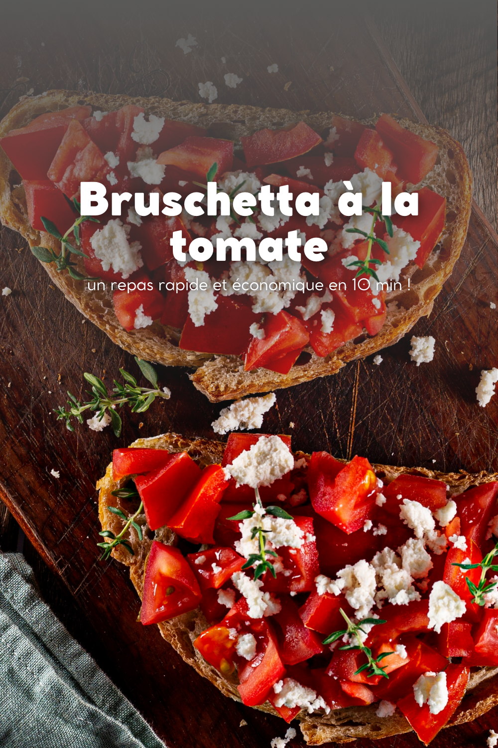 Bruschetta à la tomate