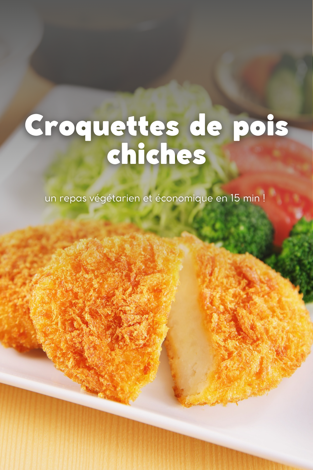 Croquettes de pois chiches