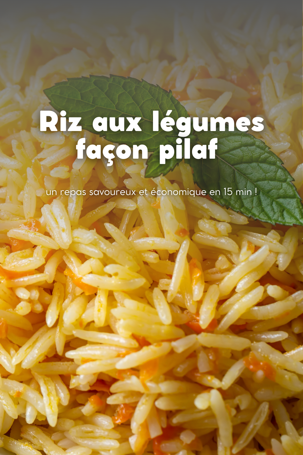 Riz aux légumes façon pilaf